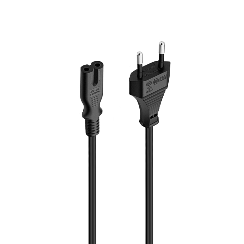 Cavo Alimentazione Spina Euro a IEC C7 M/F 1.8 mt